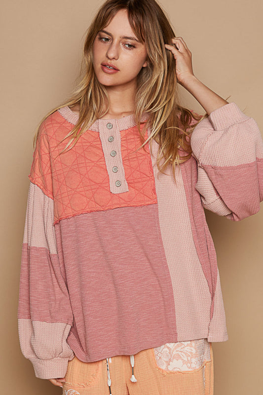 Cozy Oasis Multi Color Top