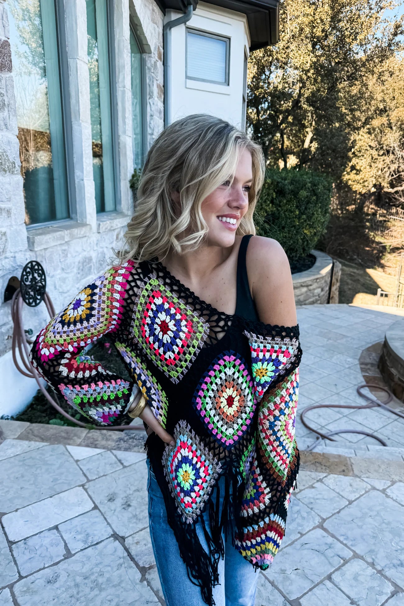 🖤 Boho Rhythm Crochet Top