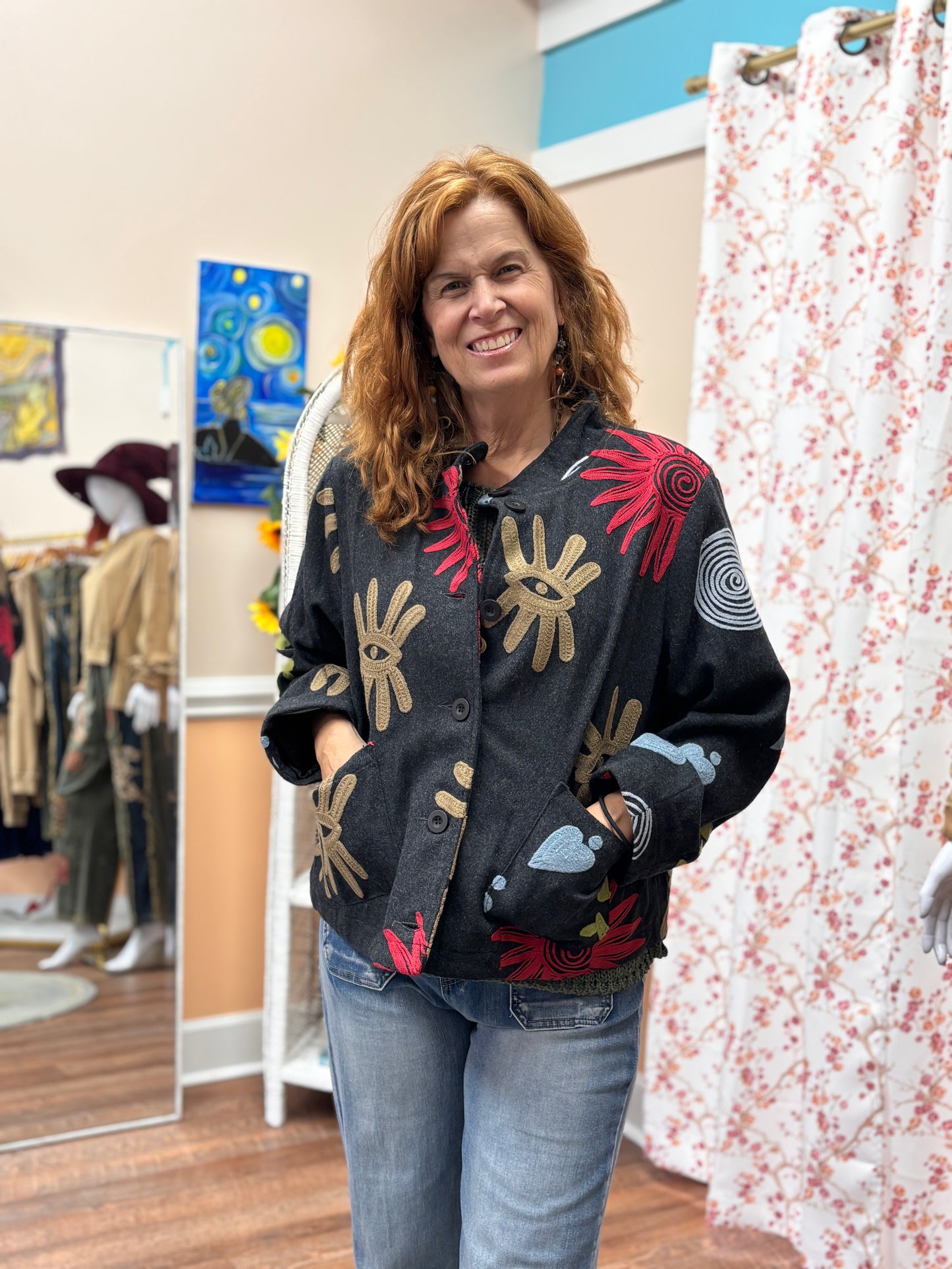 Good Luck Embroidered Jacket