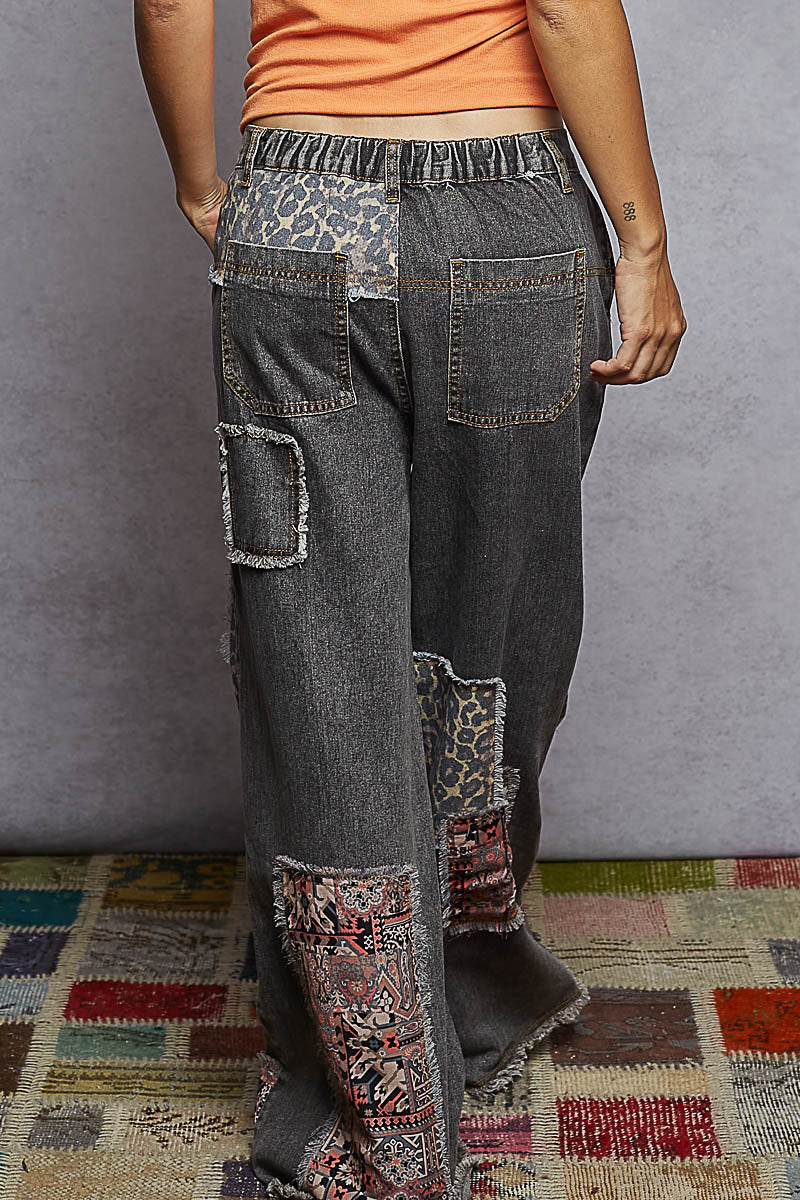 Bohemian Denim Muse Pants
