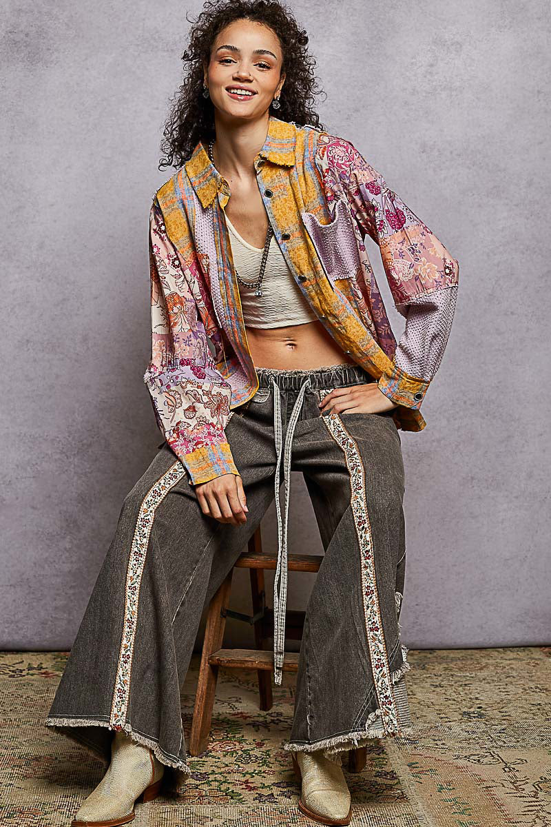 Relaxed Outseam Boho Shirt