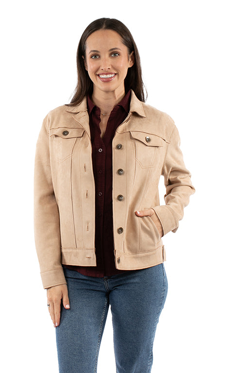 Sunshine Motif Microfiber Jacket