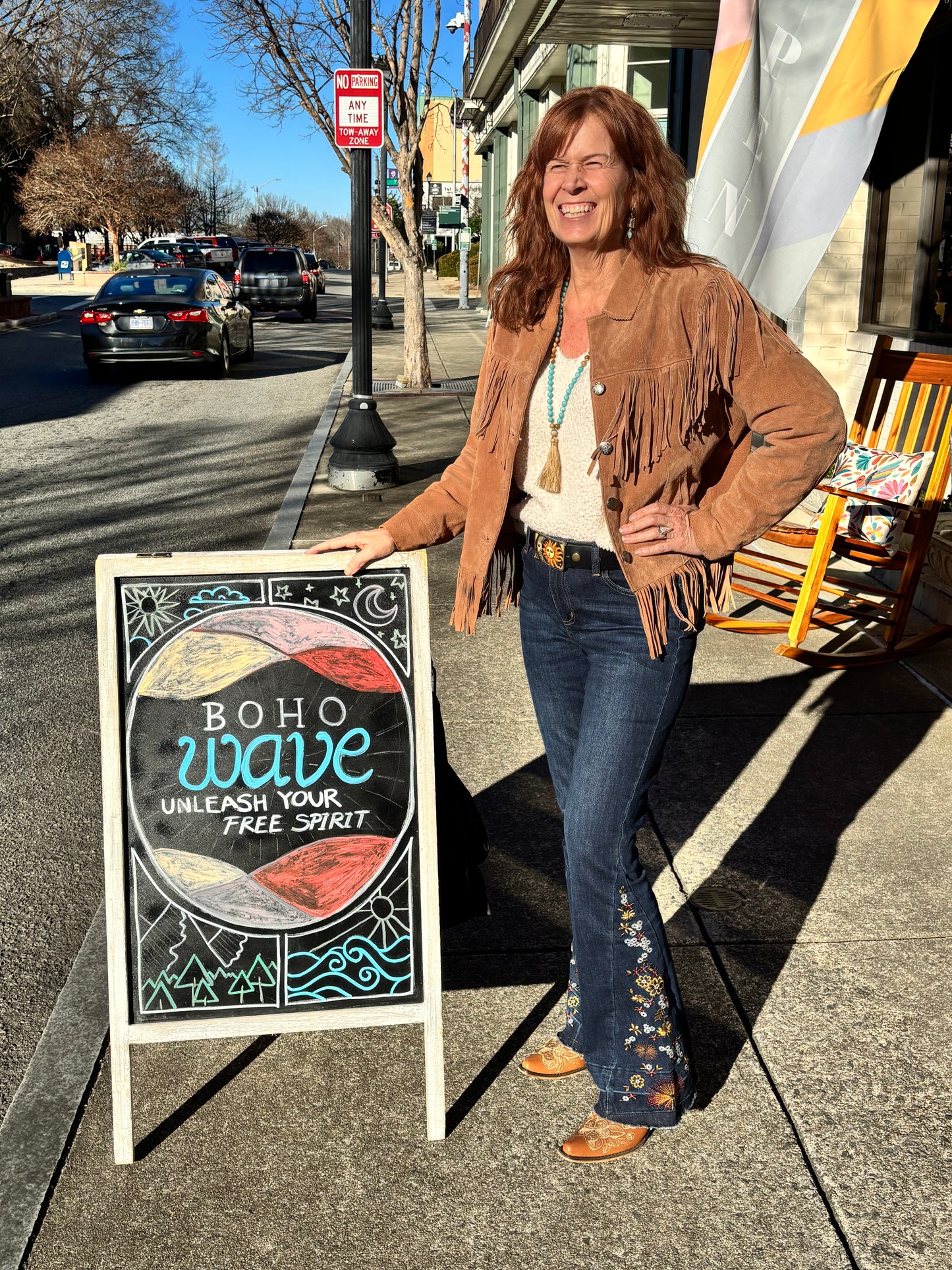 Madison Suede Fringe Jacket