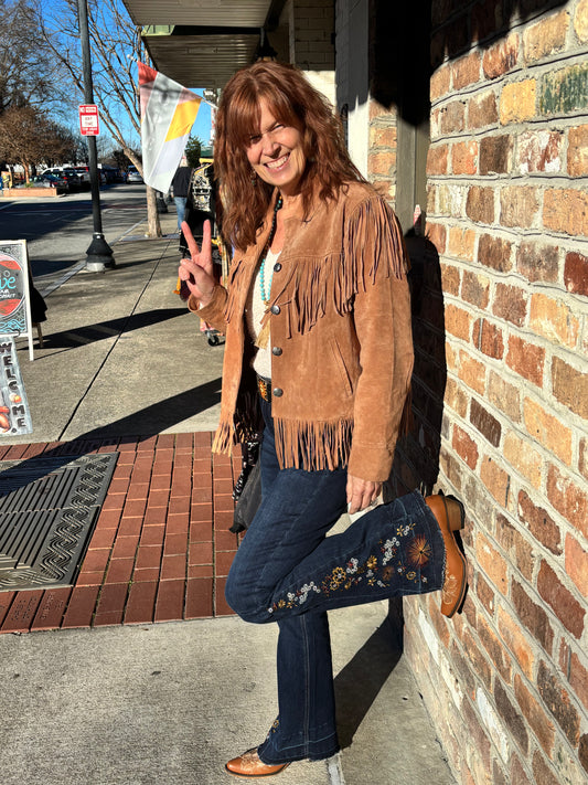 Madison Suede Fringe Jacket