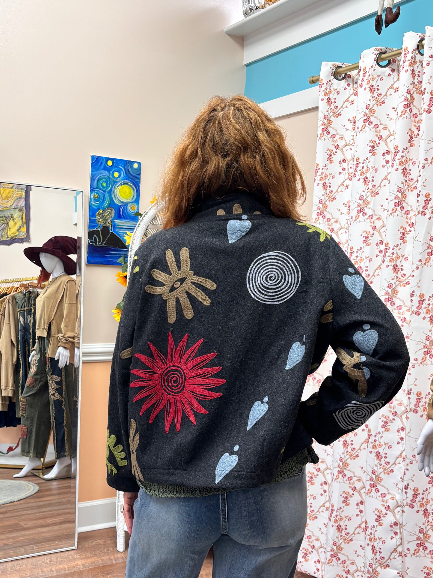 Good Luck Embroidered Jacket