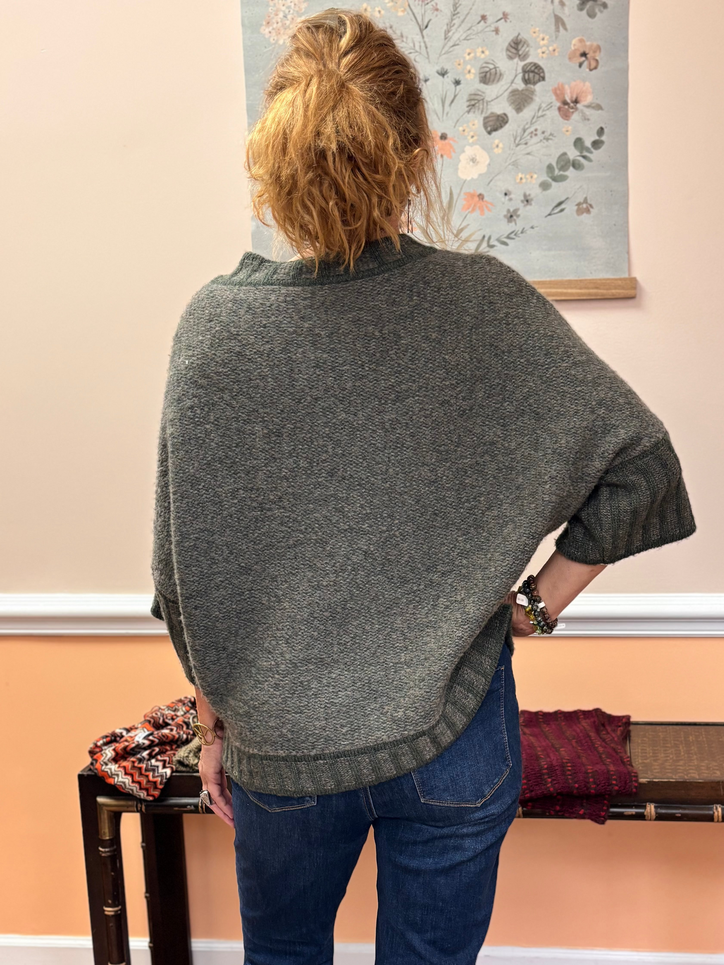 Olive Pullover Sweater by Ozai N Ku