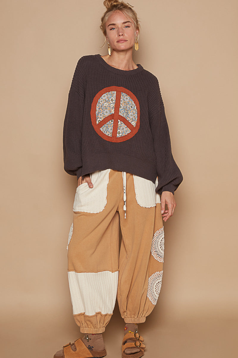Peace Patch Sweater