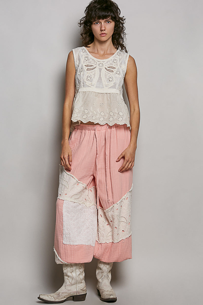 Crochet sleeveless top