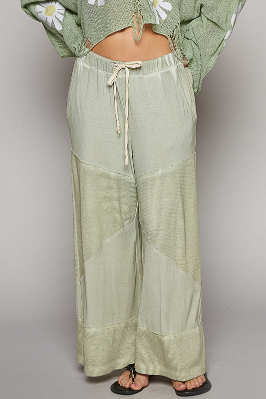Sage Breeze Boho Wide Leg Lounge Pants