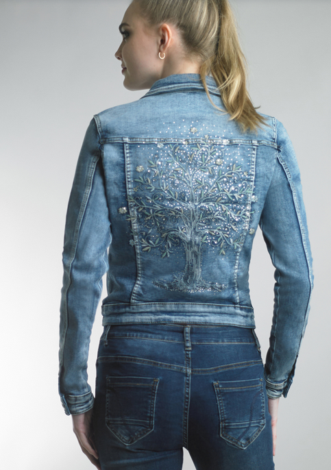 Tree Of Life Denim Jacket