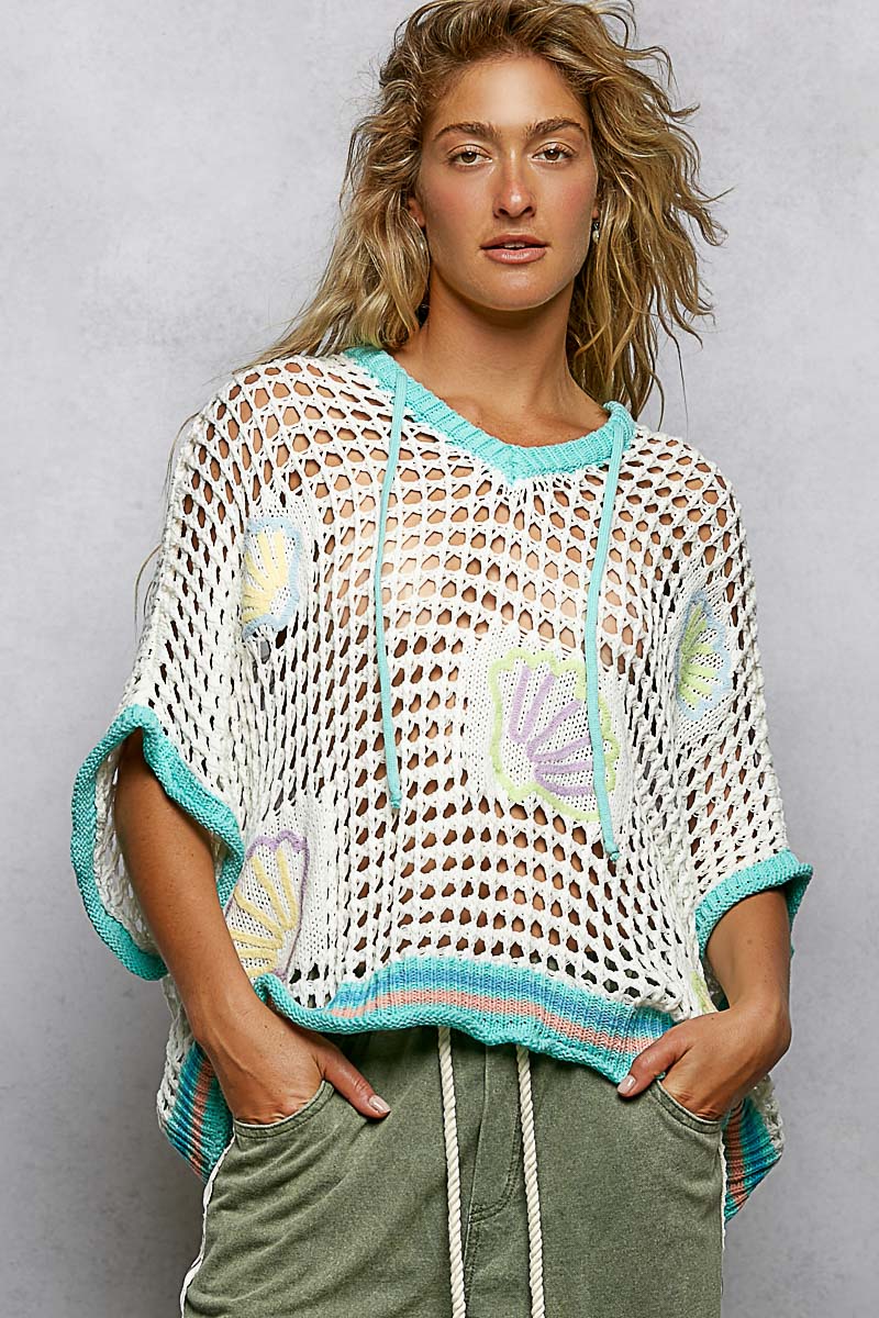 V-Neck Sleeveless Hoodie