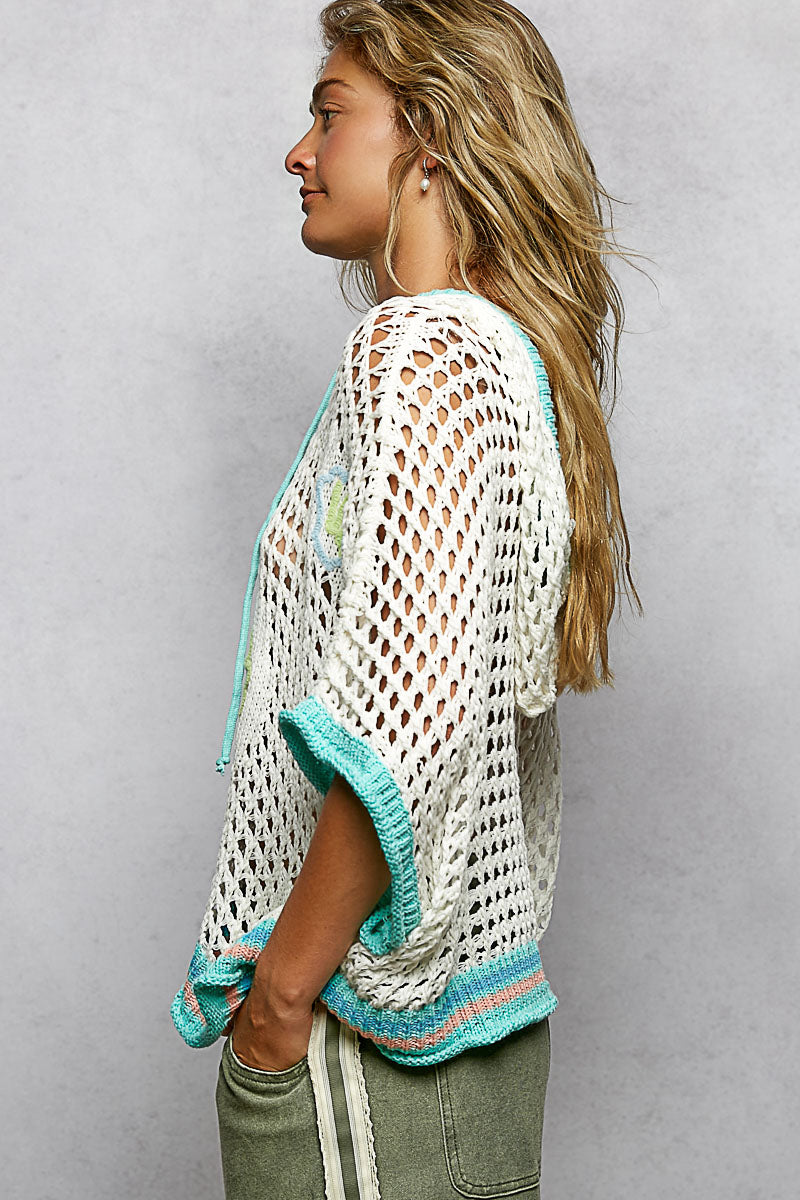 V-Neck Sleeveless Hoodie