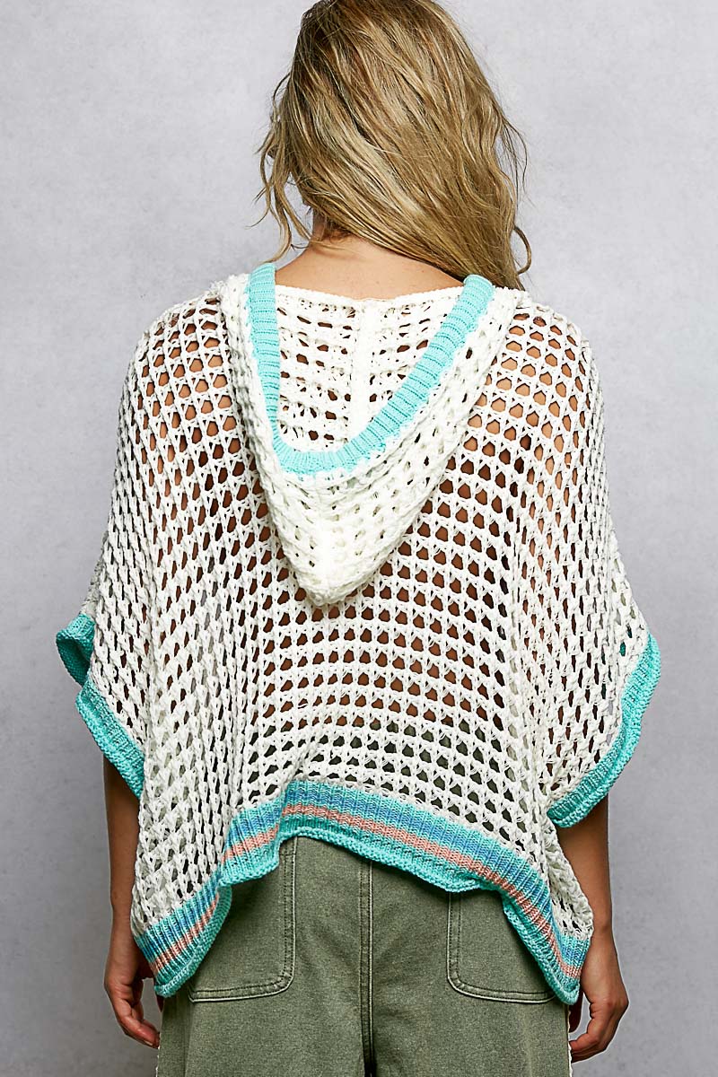 V-Neck Sleeveless Hoodie