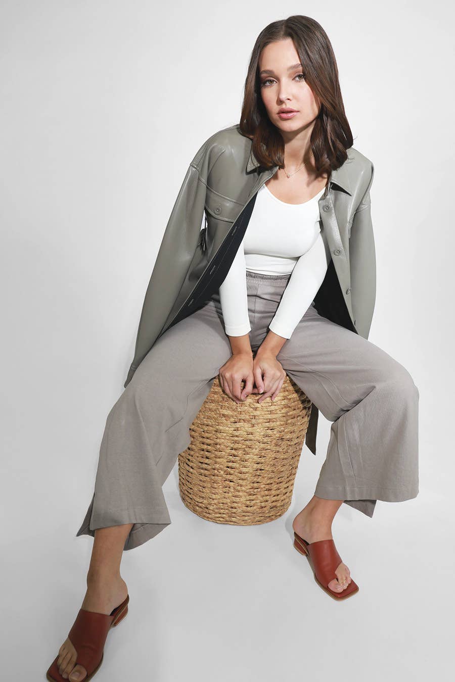 3/4 Sleeve Scoop Neck Top