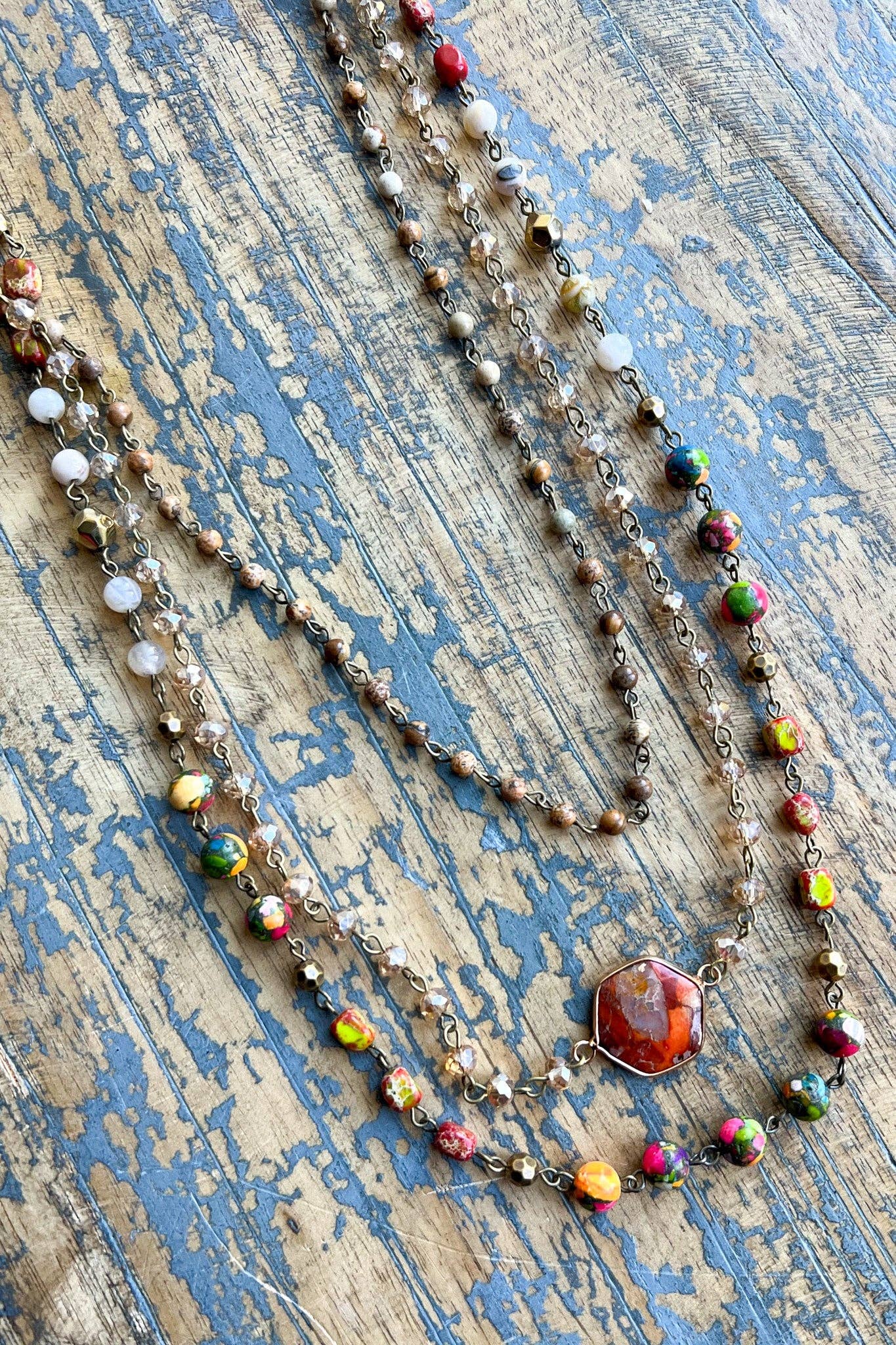 Janet Necklace Orange