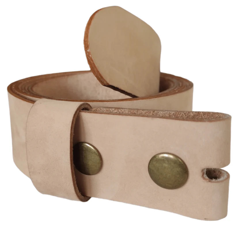 Cincho Beige Full Grain Leather Belt