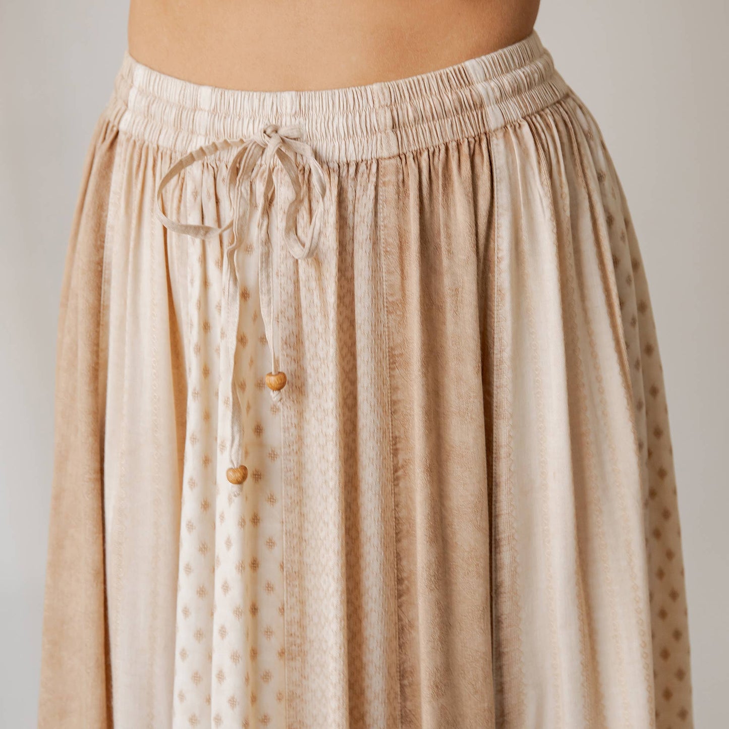 Artisan Bohemian Patchwork Handkerchief Maxi Skirt NEW