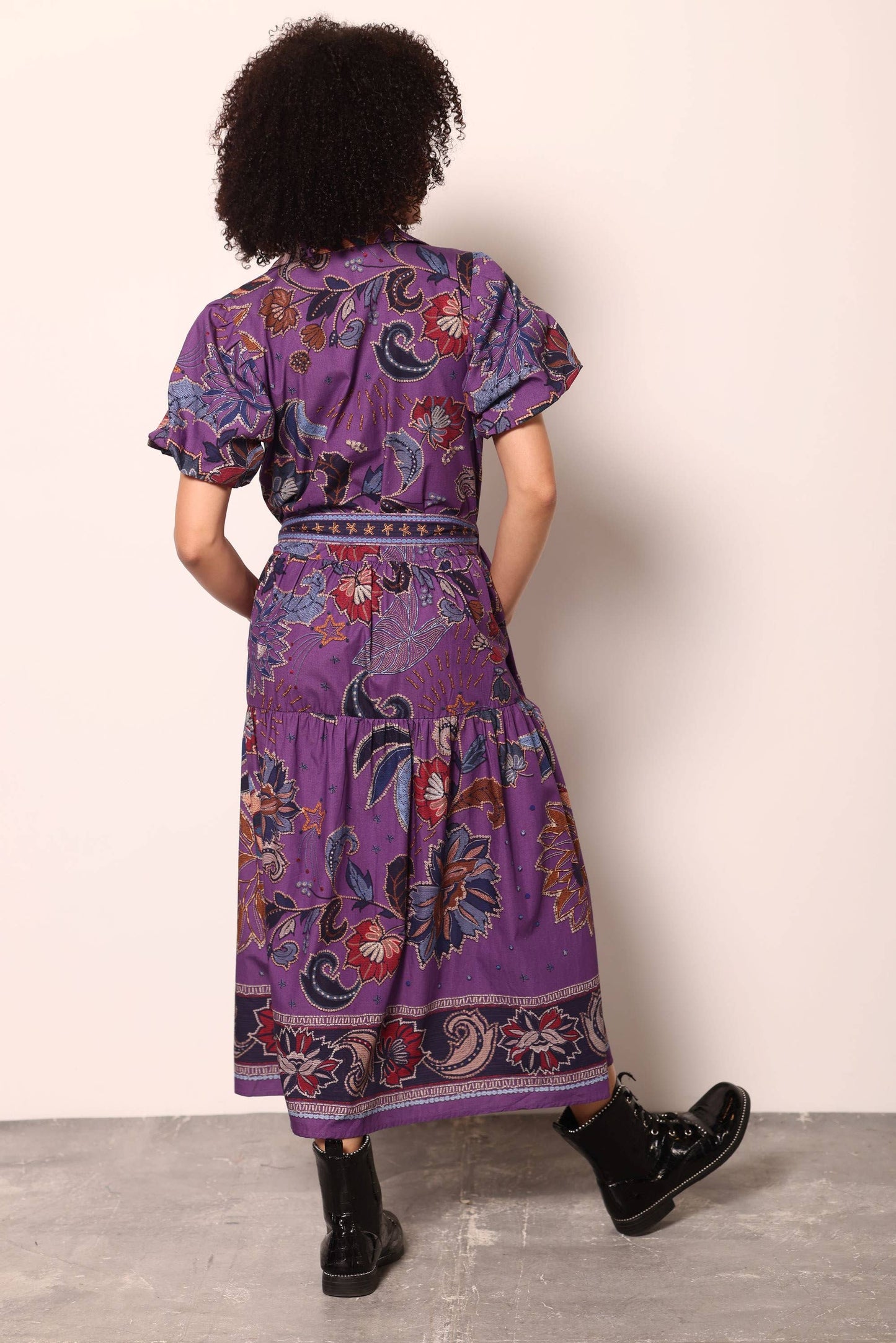 PURPLE SPARKLE DELLA DRESS