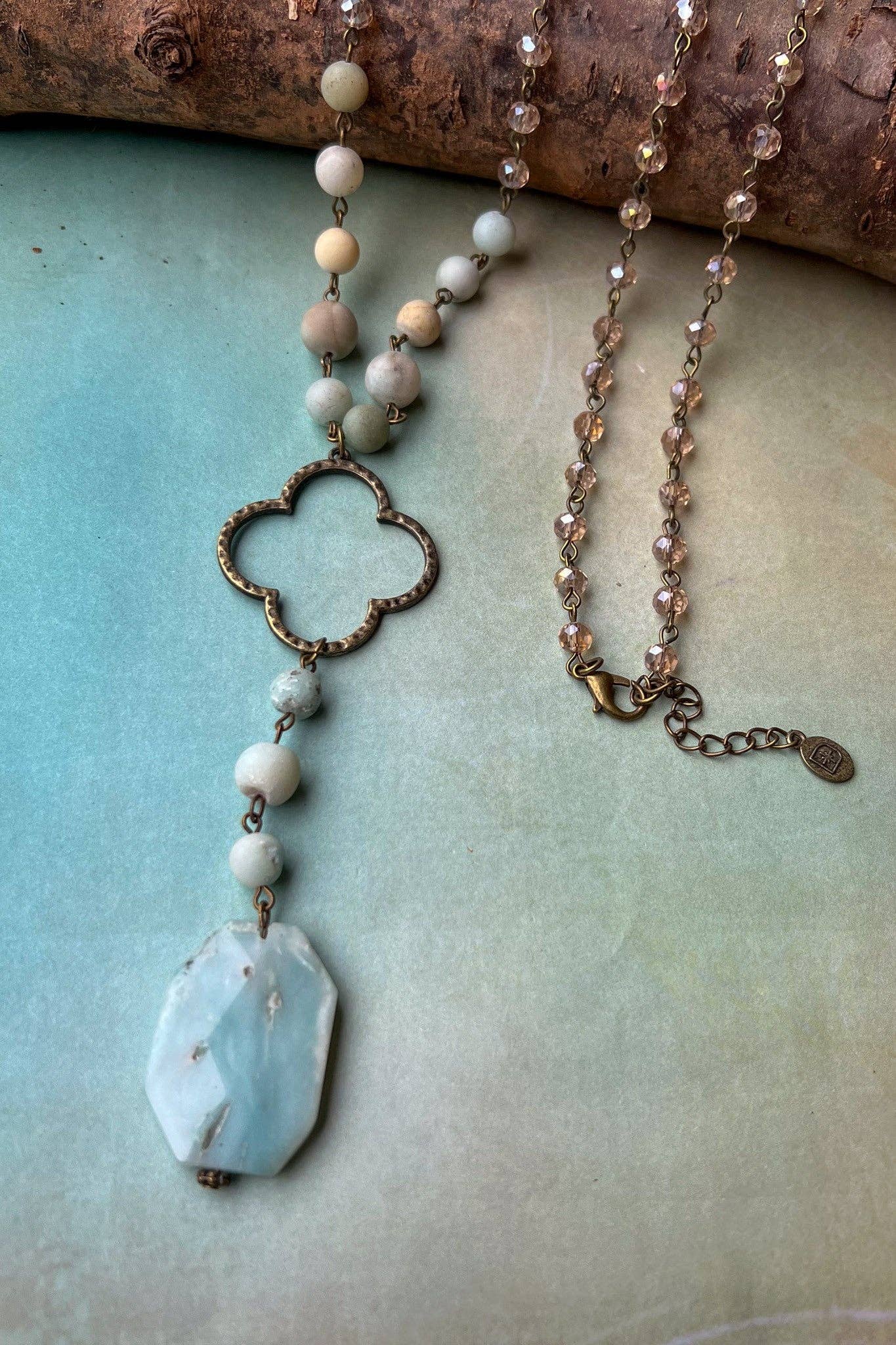 Alani Necklace in Amazonite