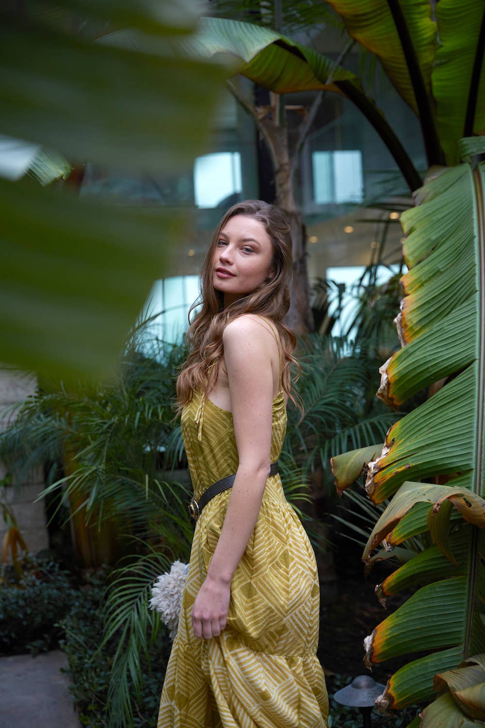 Shibori Hand-Dyed Maxi Dress (Udvita)