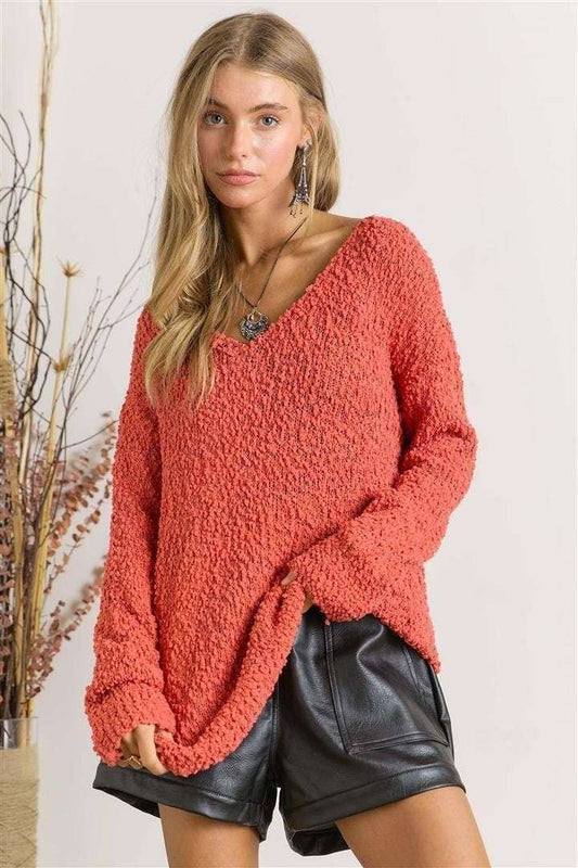 Boho Popcorn Dream Sweater