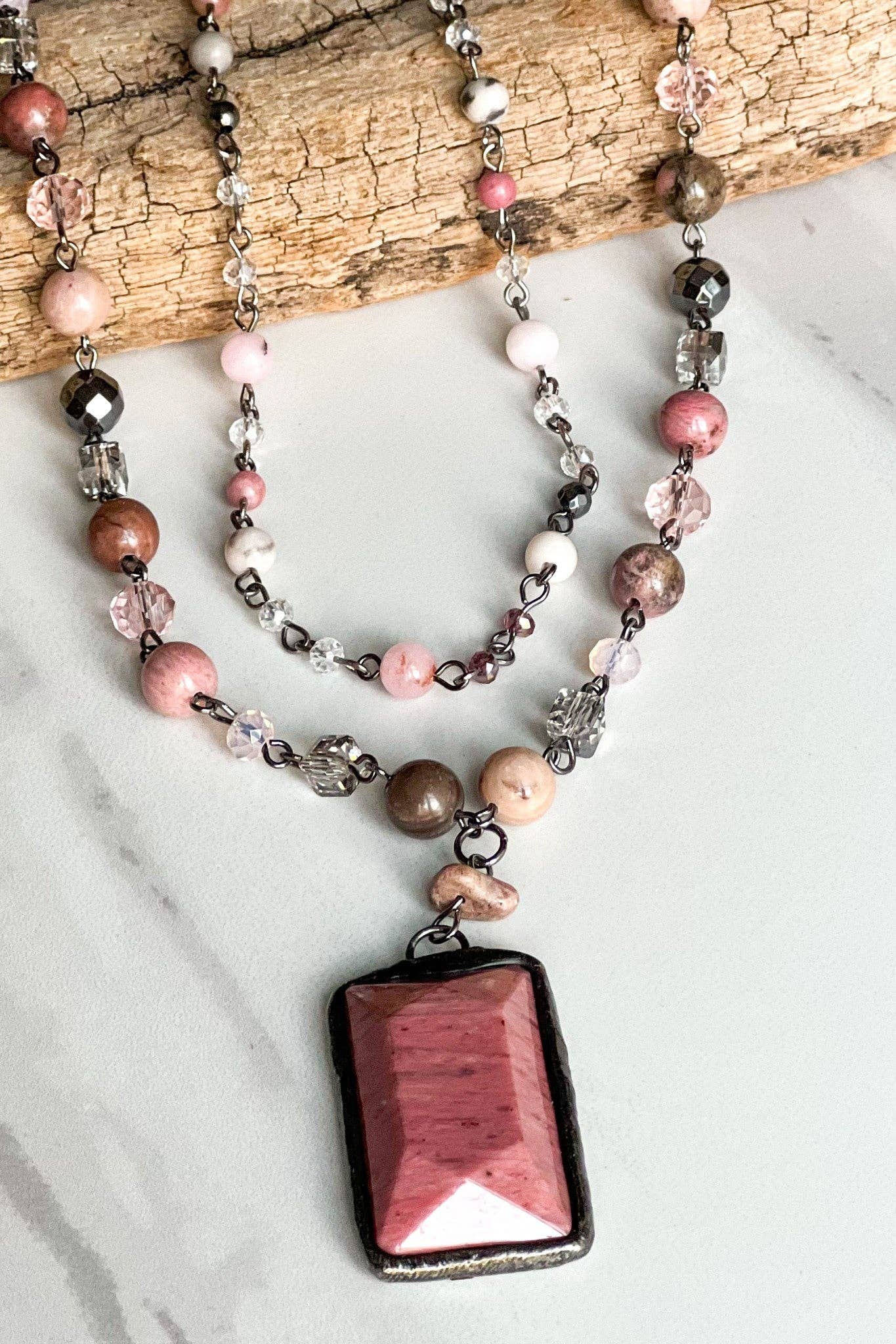 Lexi Necklace Mauve