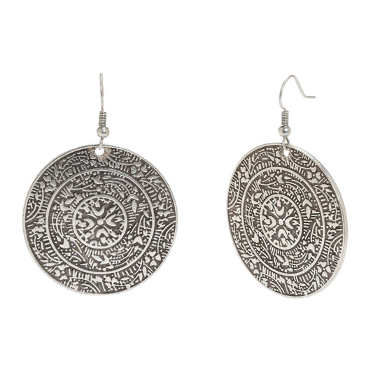 Handmade Pewter Earings - 4651