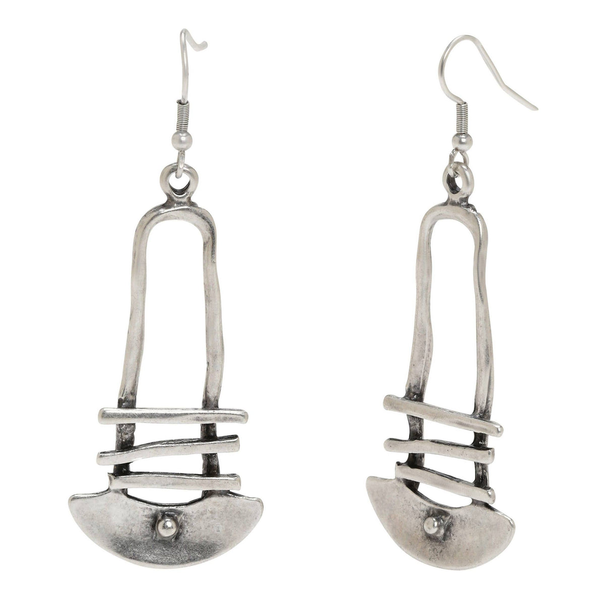 Handmade Pewter Earrings - KU141