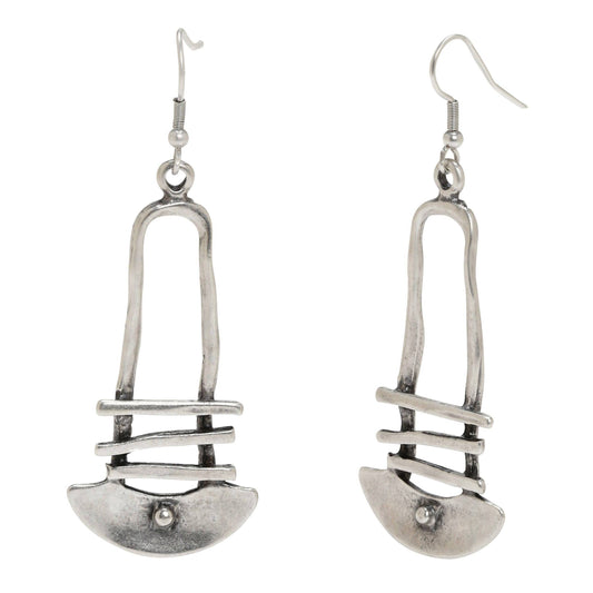 Handmade Pewter Earrings - KU141