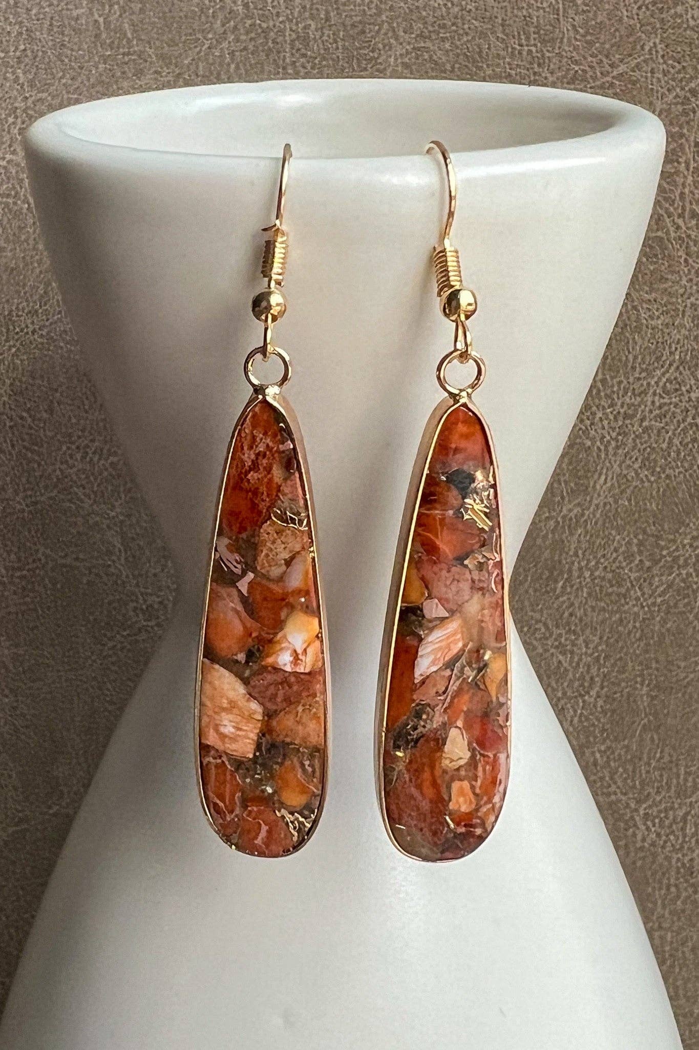 Samira Earring Red Clay