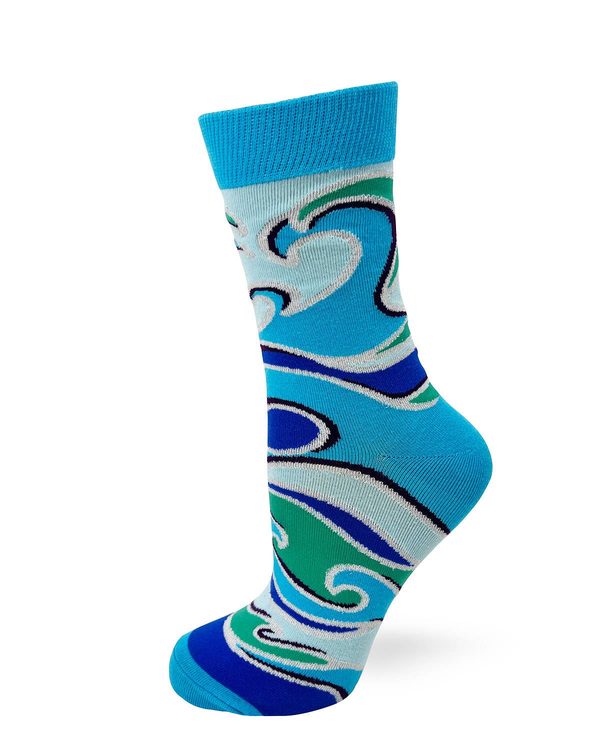 Happiness Comes in Waves Women's Crew Socks
