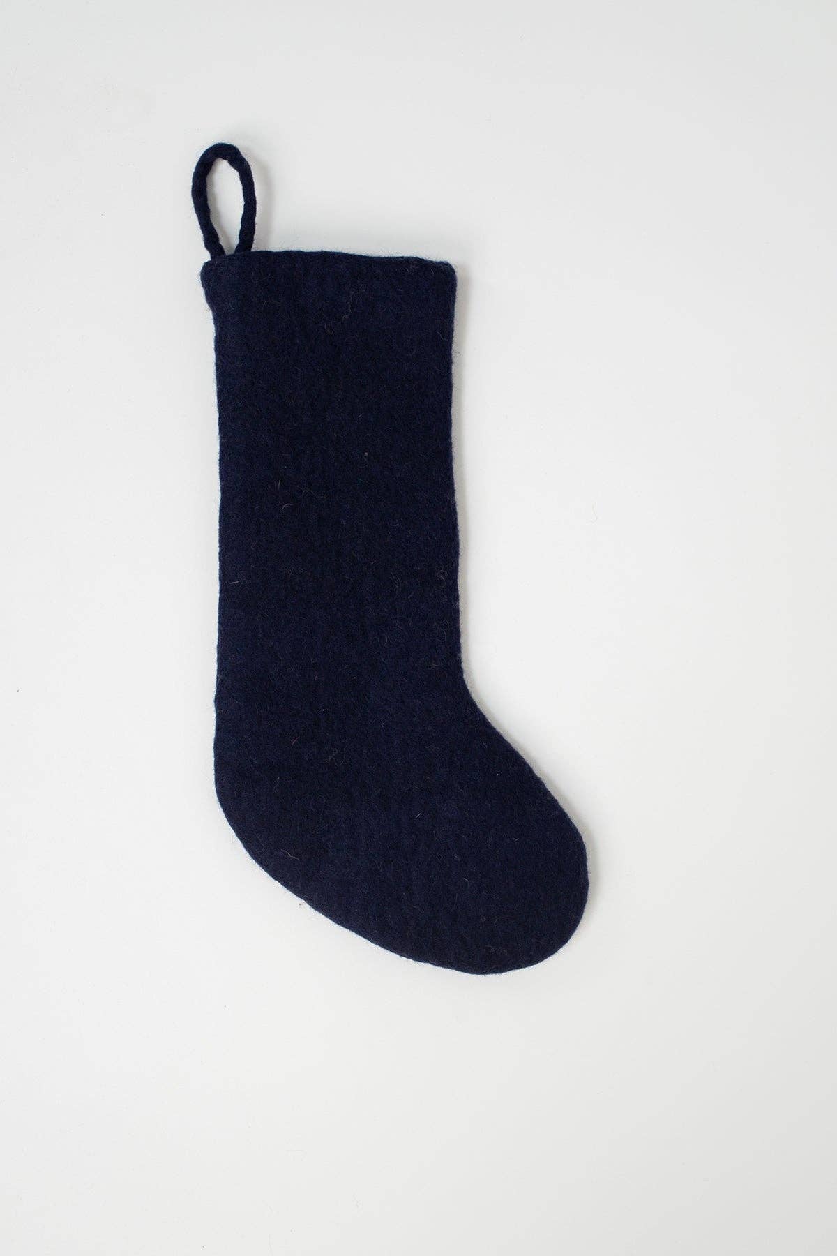 Pure Wool Handcrafted Boho Felt Holiday Home Stocking